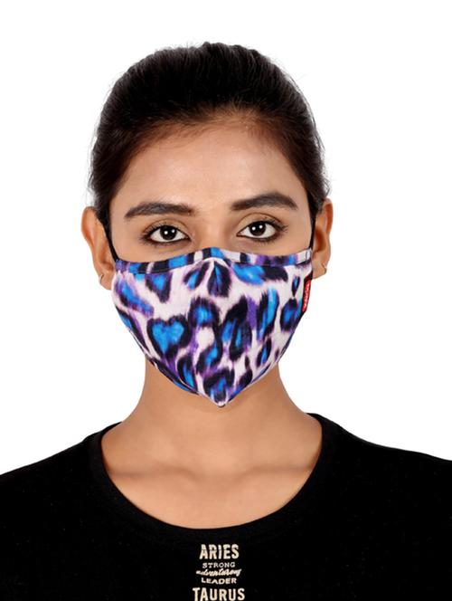 multi colored cotton anti-pollution women mask (pack of 3) - 17299759 - Standard Image - 1