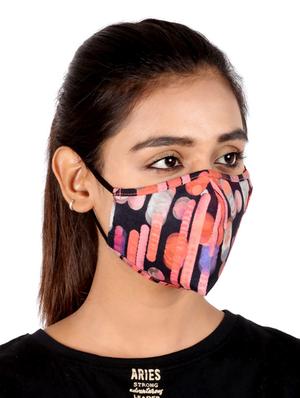 multi colored cotton anti-pollution women mask (pack of 3) - 17299762 - Standard Image - 2