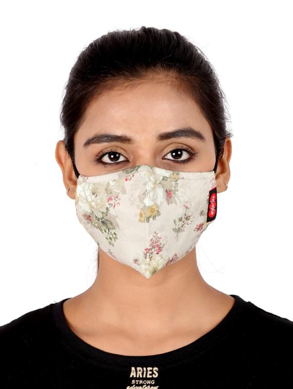 multi colored cotton anti-pollution women mask (pack of 3) - 17299763 - Zoom Image - 1