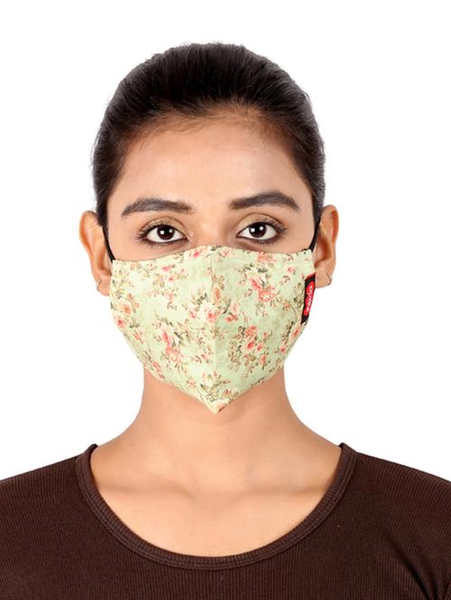 multi colored cotton anti-pollution women mask (pack of 3) - 17299772 - Standard Image - 1