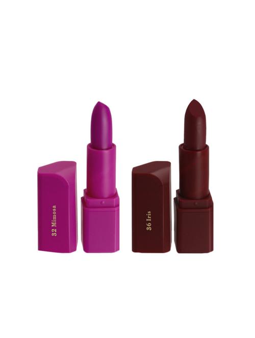 miss rose pack of 2 matte lipsticks shade#32,36 - 17300090 - Standard Image - 1