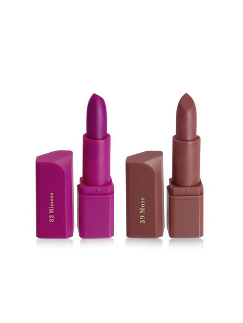 miss rose pack of 2 matte lipsticks shade#32,39 - 17300092 - Standard Image - 1