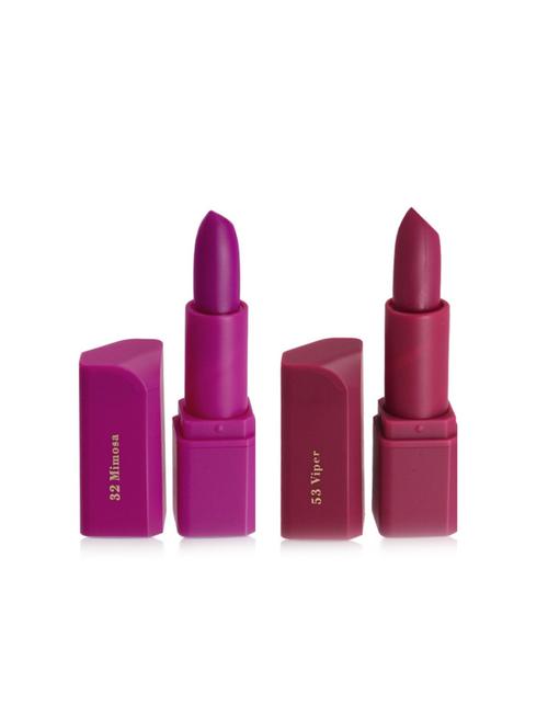 miss rose pack of 2 matte lipsticks shade#32,53 - 17300105 - Standard Image - 1