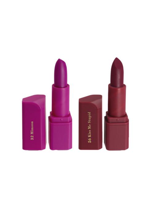 miss rose pack of 2 matte lipsticks shade#32,56 - 17300106 - Standard Image - 1