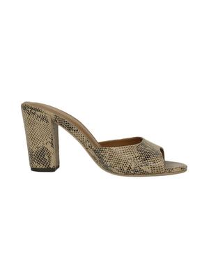 beige pu mules sandals - 17300141 - Standard Image - 2