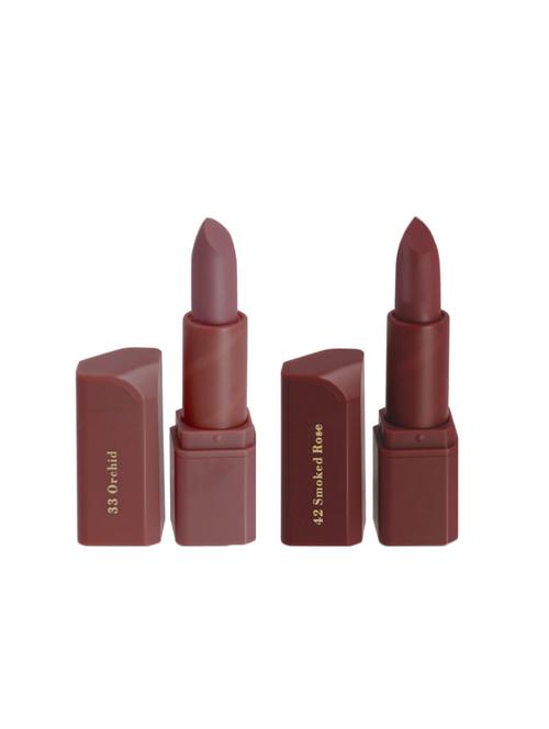 miss rose pack of 2 matte lipsticks shade#33,42 - 17300169 - Standard Image - 1