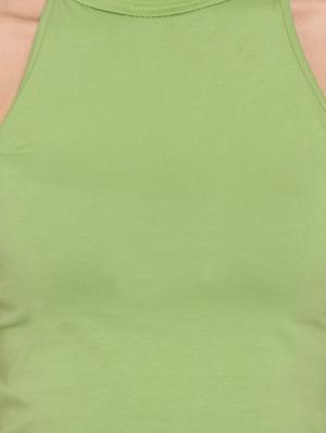 halter neck crop top - 17300182 - Standard Image - 5