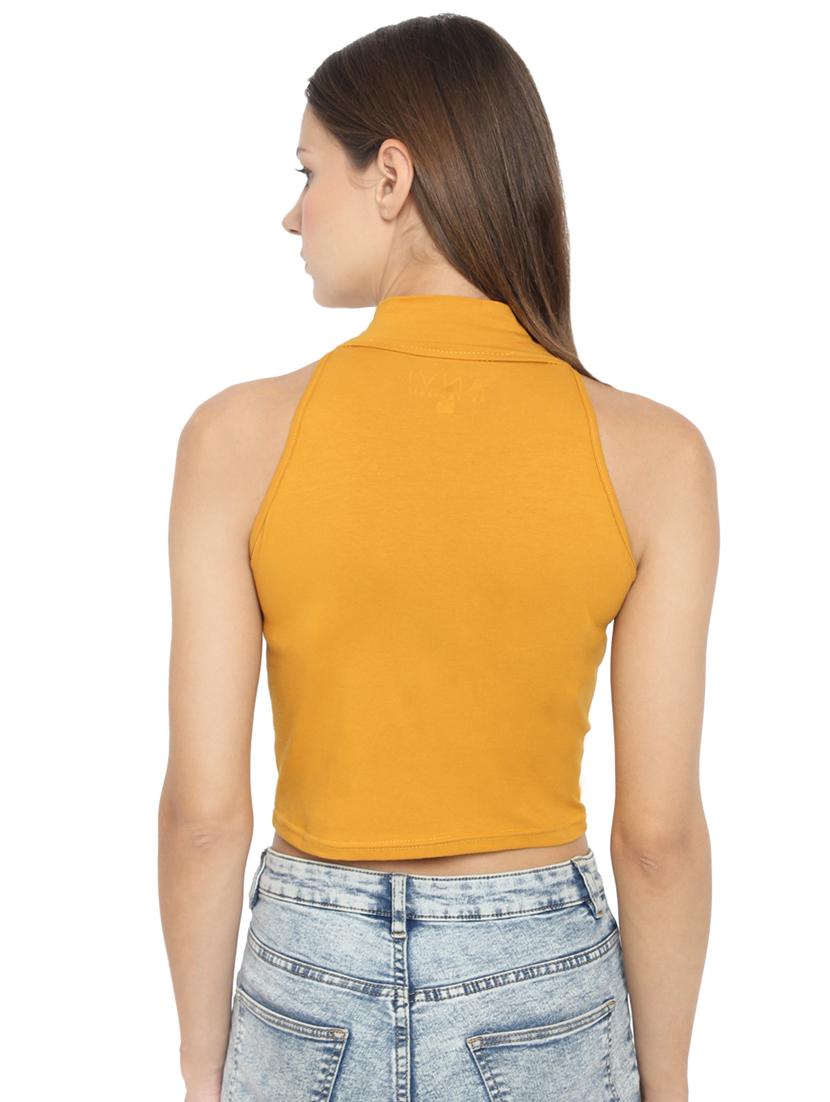 halter neck crop top - 17300183 - Zoom Image - 3