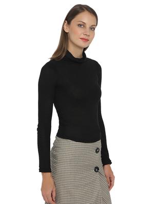 long sleeved solid top - 17300184 - Standard Image - 2