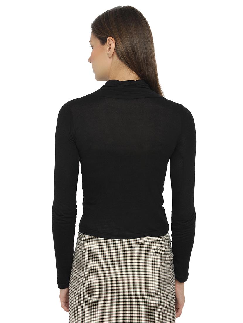 long sleeved solid top - 17300184 - Zoom Image - 3