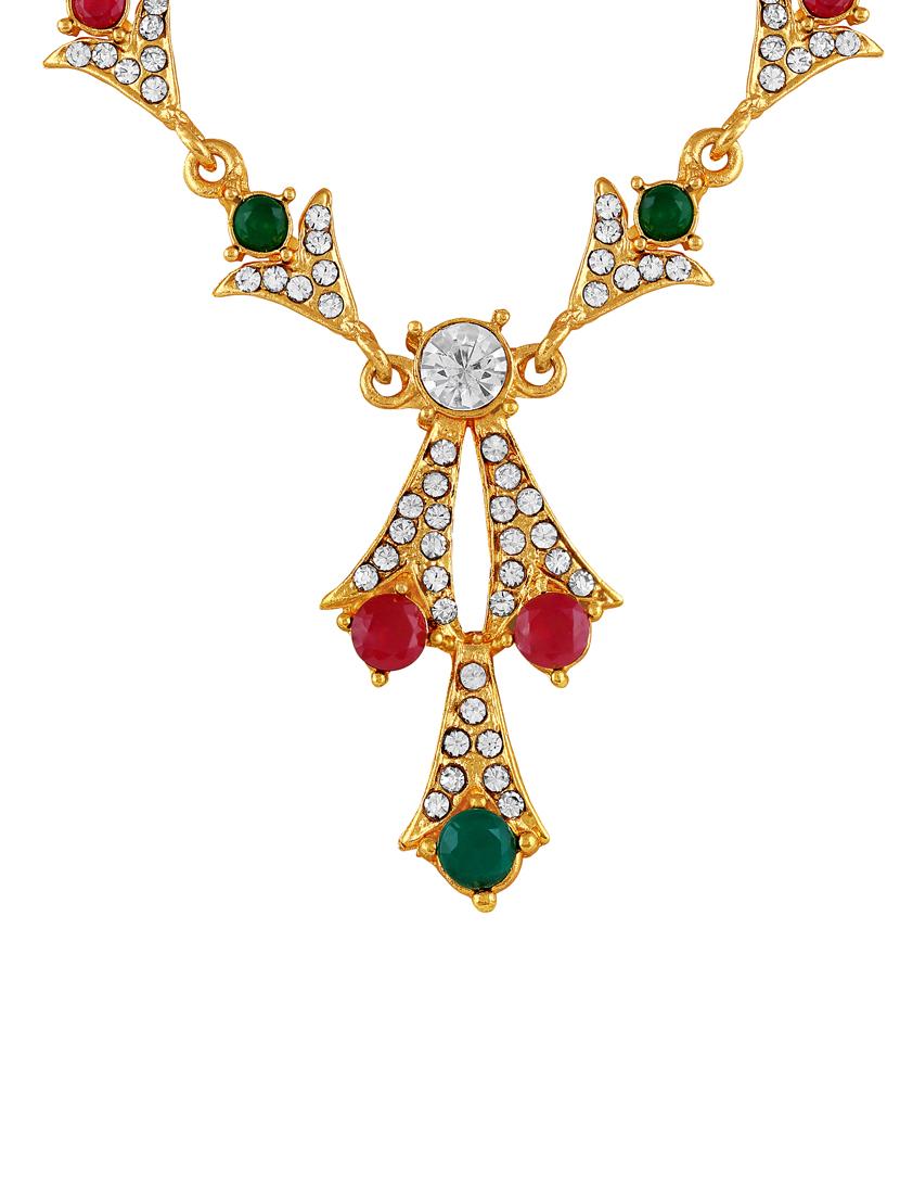 multi colored zinc necklaces and earring - 17300294 - Zoom Image - 2