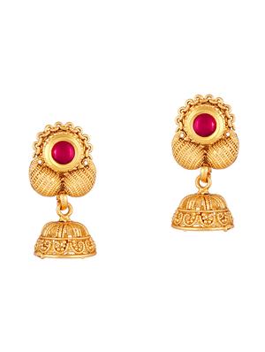 gold metal necklaces and earring - 17300295 - Standard Image - 4