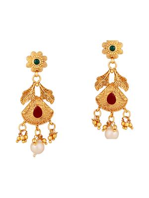 multi colored metal necklaces and earring - 17300297 - Standard Image - 4