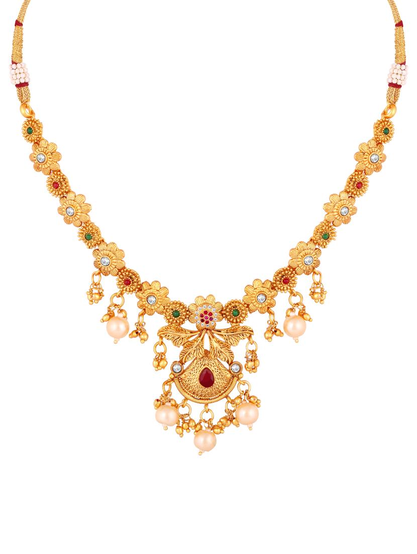 multi colored metal necklaces and earring - 17300297 - Zoom Image - 3