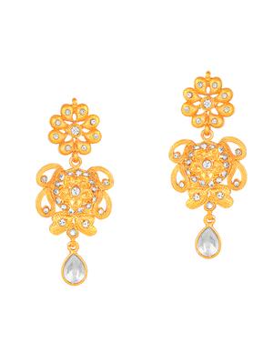 gold brass necklaces and earring - 17300308 - Standard Image - 3