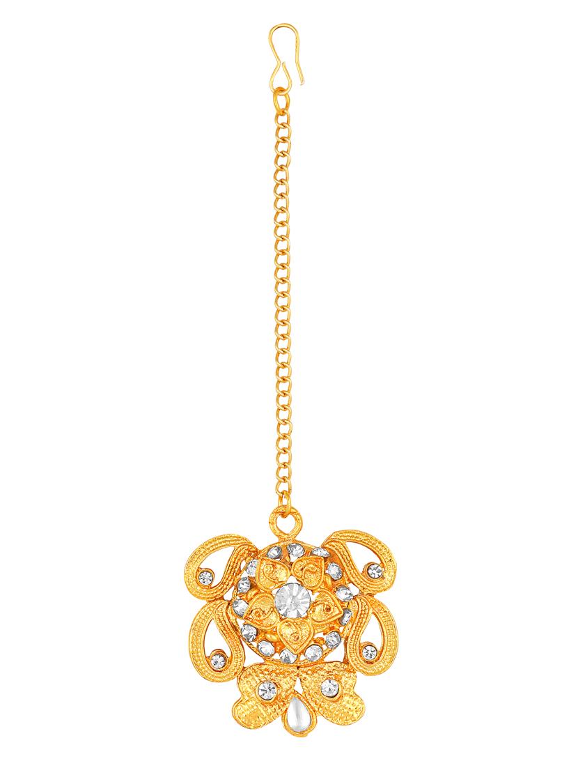 gold brass necklaces and earring - 17300308 - Zoom Image - 4