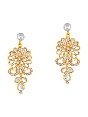gold brass necklaces and earring - 17300312 - Standard Image - 3