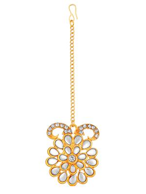 gold brass necklaces and earring - 17300312 - Standard Image - 4