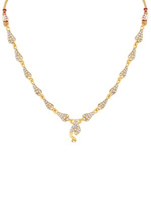 gold zinc necklaces and earring - 17300326 - Standard Image - 2