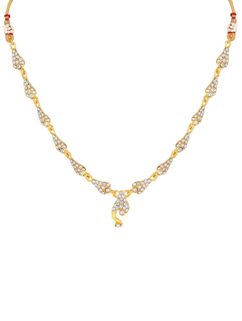 gold zinc necklaces and earring - 17300326 - Zoom Image - 2