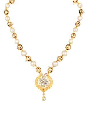 multi colored brass necklaces and earring - 17300331 - Standard Image - 3