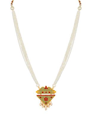 multi colored metal necklaces and earring - 17300338 - Standard Image - 2