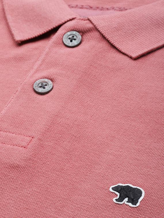pink solid polo t-shirt - 17300470 - Zoom Image - 5