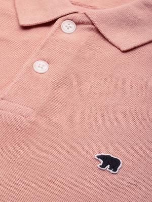 pink solid polo t-shirt - 17300473 - Standard Image - 5