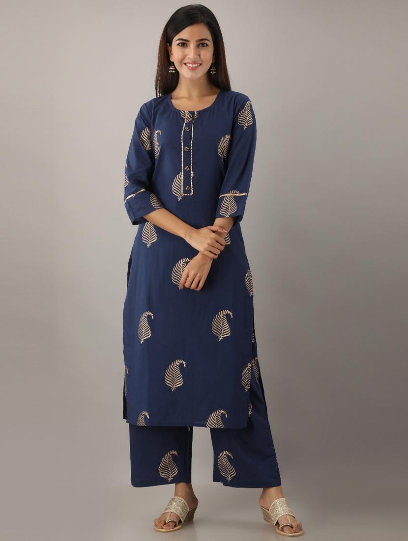 paisley kurta palazzo set - 17300529 - Zoom Image - 1
