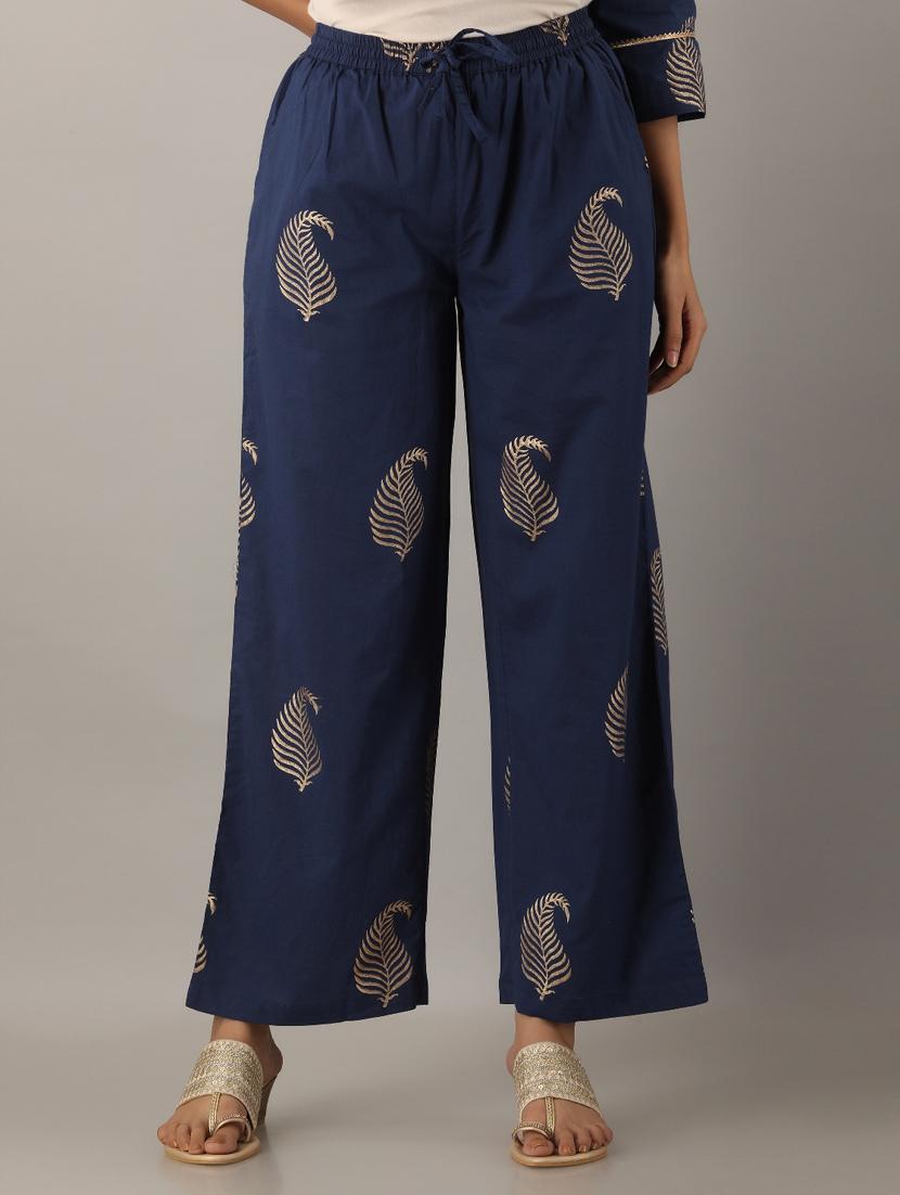 paisley kurta palazzo set - 17300529 - Zoom Image - 4