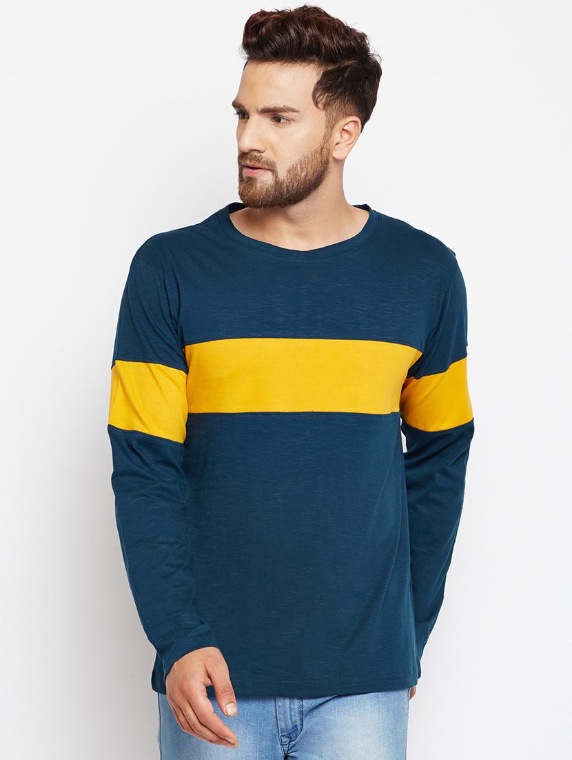 multi color block cut & sew t-shirts combo - 17300647 - Zoom Image - 4