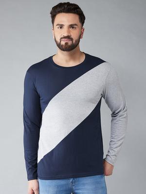 multi color block cut & sew t-shirts combo - 17300650 - Standard Image - 2