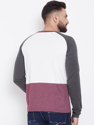 multi color block raglan t-shirts combo - 17300655 - Standard Image - 3