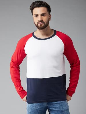 multi color block raglan t-shirts combo - 17300655 - Standard Image - 4