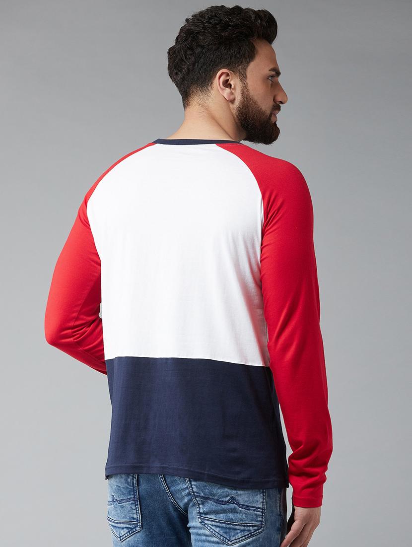 multi color block raglan t-shirts combo - 17300655 - Zoom Image - 5