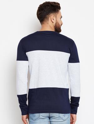 multi color block cut & sew t-shirt - 17300658 - Standard Image - 3