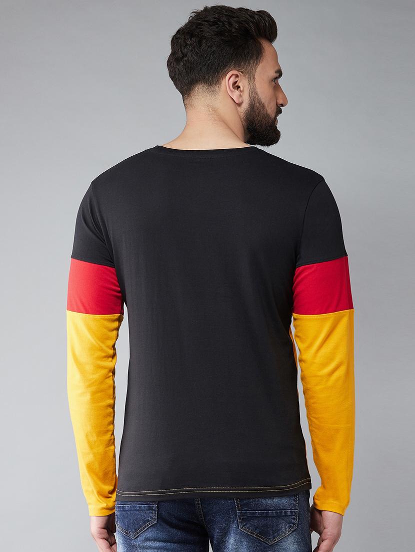 multi color block cut & sew t-shirts combo - 17300667 - Zoom Image - 5