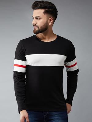 multi colorblock cut & sew t-shirts combo - 17300673 - Standard Image - 4