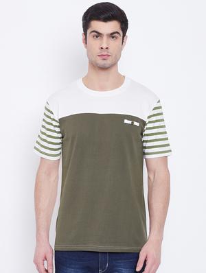 multicolored striped cut & sew t-shirts combo - 17300678 - Standard Image - 2