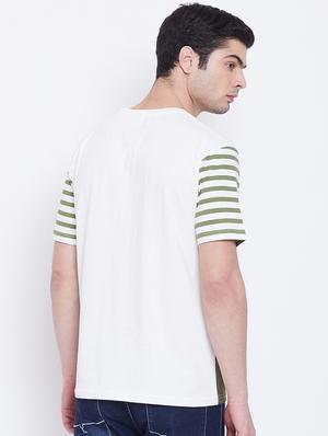 multicolored striped cut & sew t-shirts combo - 17300678 - Standard Image - 3