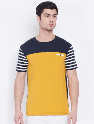 multicolored striped cut & sew t-shirts combo - 17300678 - Standard Image - 4