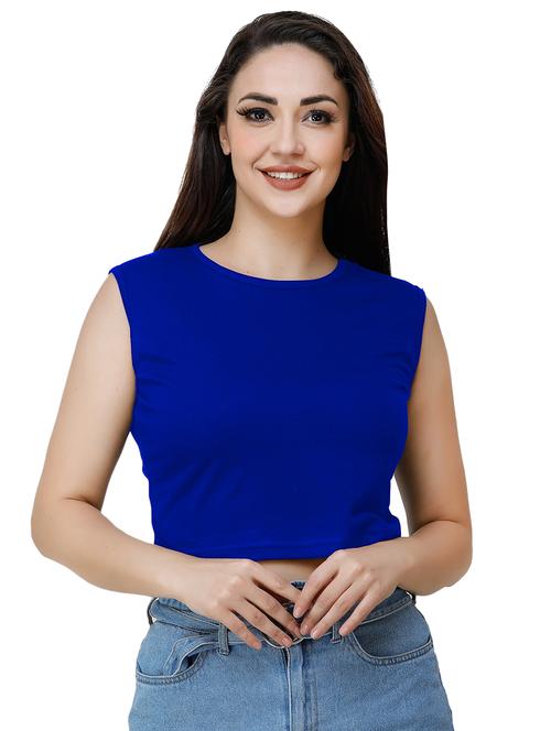 round neck crop tee - 17320185 - Standard Image - 1
