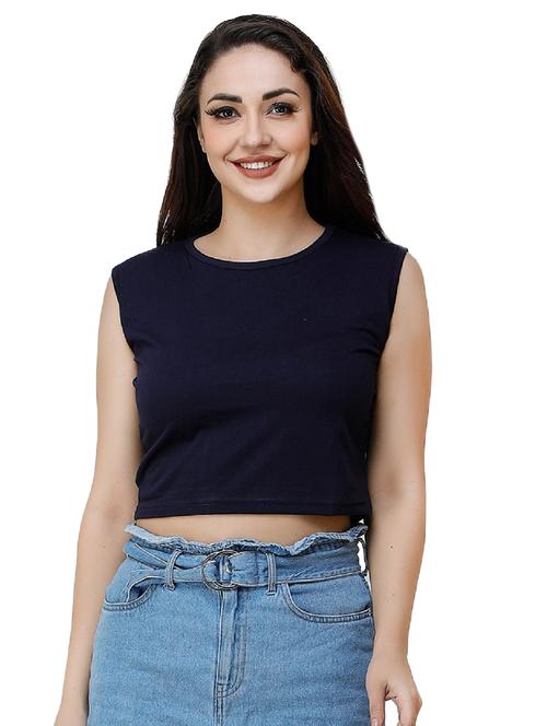 round neck crop tee - 17320192 - Standard Image - 1