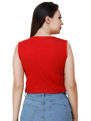 round neck crop tee - 17320194 - Standard Image - 3