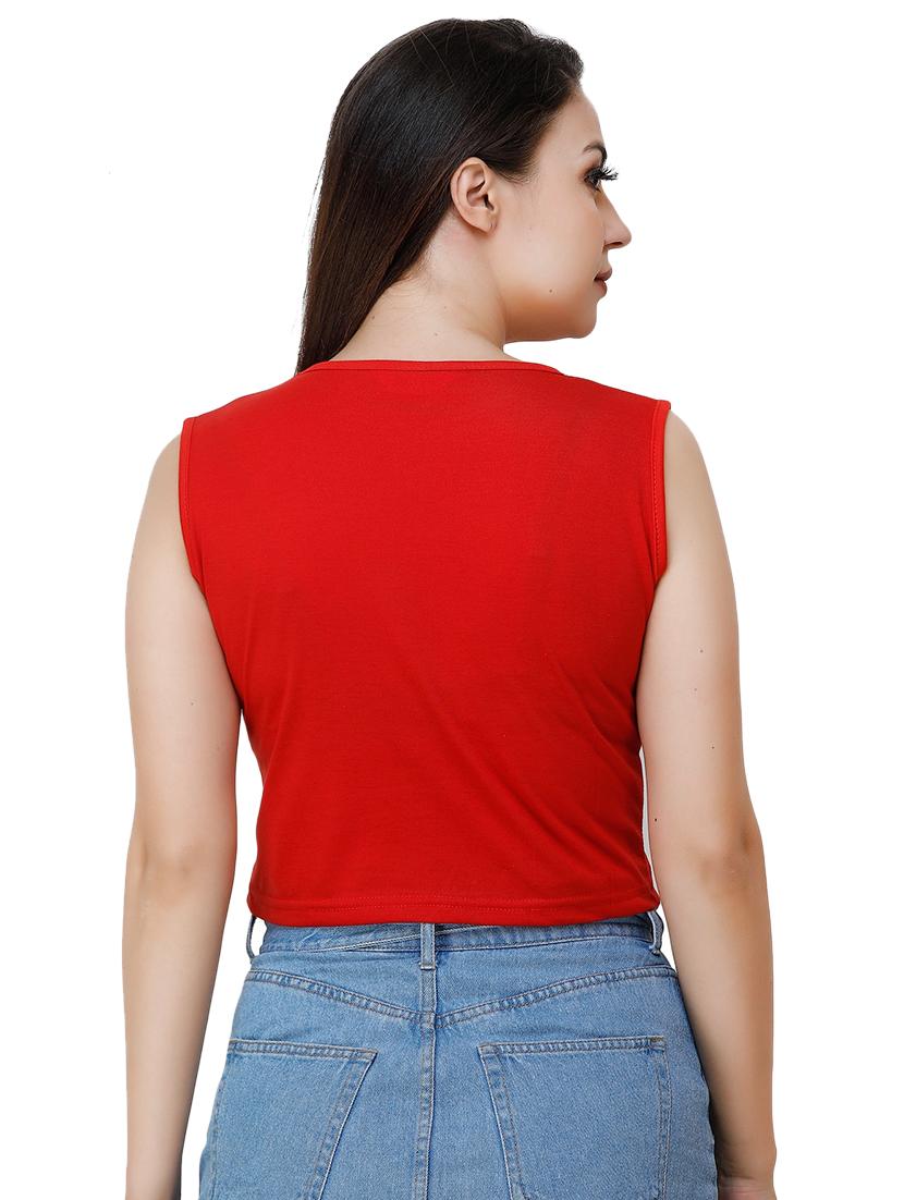 round neck crop tee - 17320194 - Zoom Image - 3