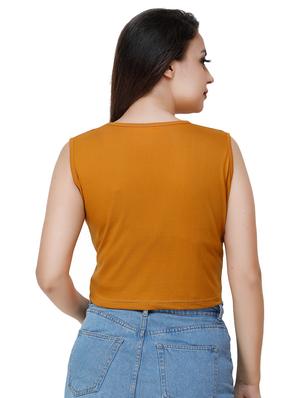 round neck crop tee - 17320200 - Standard Image - 3