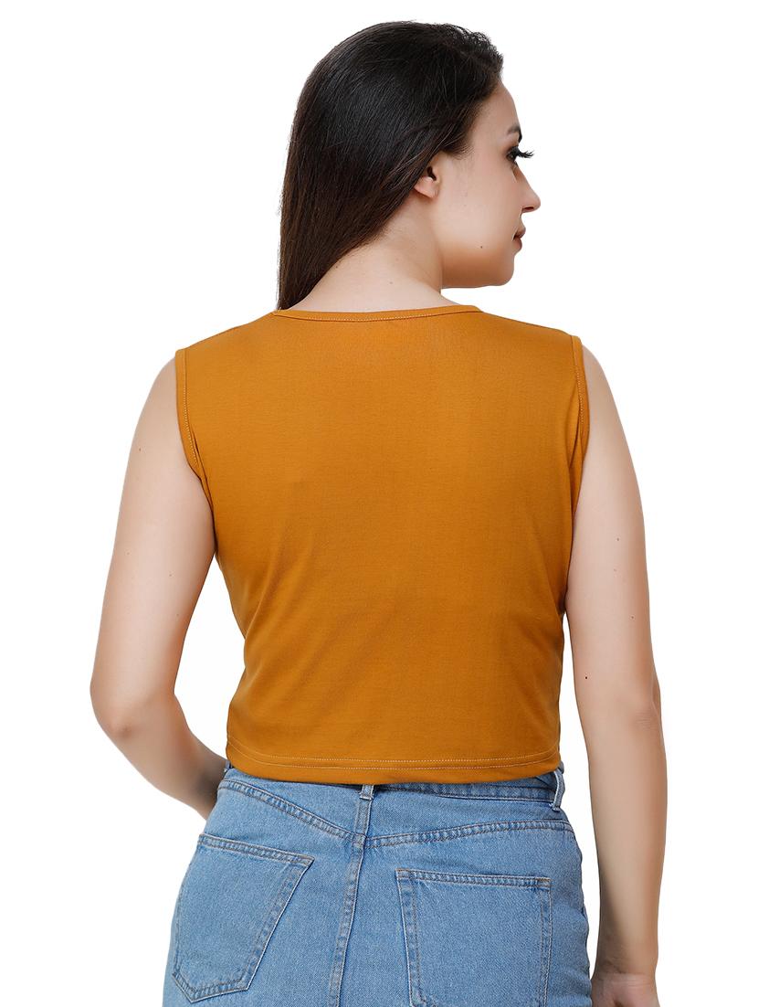 round neck crop tee - 17320200 - Zoom Image - 3