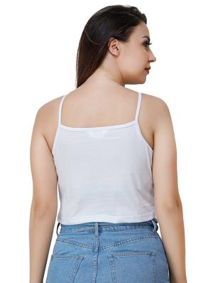 cami neck crop top - 17324097 - Standard Image - 3