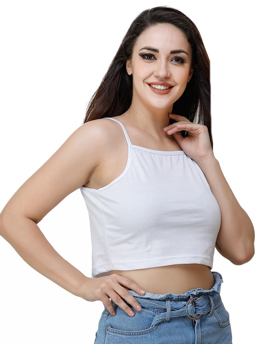 cami neck crop top - 17324097 - Zoom Image - 2