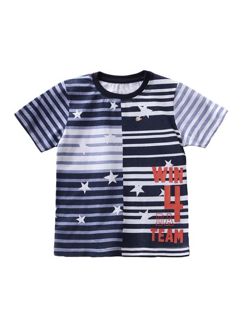 navy blue cotton tshirt - 17324160 - Standard Image - 1